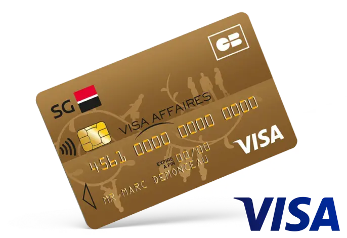 Demande de CB Visa Gold Affaires en ligne