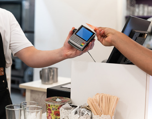 Terminal de paiement Monétia Néo utilisé en 4G
