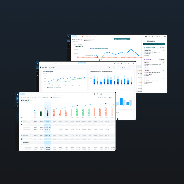 Prévisionnel de trésorerie multi-horizons généré par Agicap